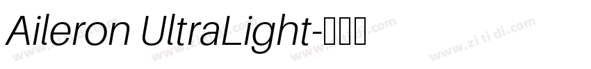 Aileron UltraLight字体转换 Aileron UltraLight字体转换